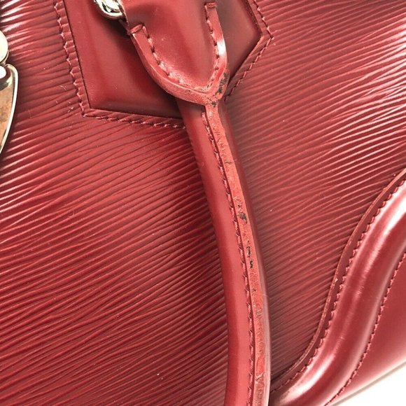 Auth LOUIS VUITTON M5931M Epi Bowling - Montaigne GM Bag Mini Duffle Bag Hand Ba - Picture 7 of 16